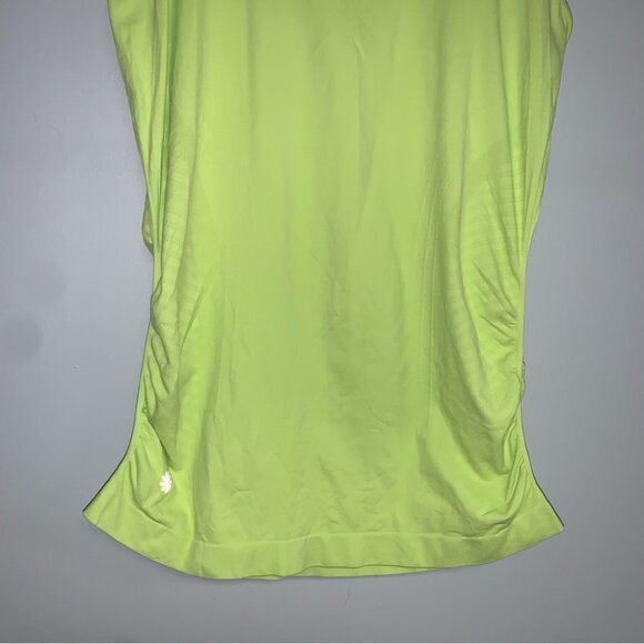Athleta Speedlight Seamless Tank Top Women’s Size Small Bright Neon Racerback - Picture 5 of 7